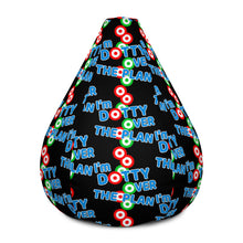 Load image into Gallery viewer, DOTTY OVER THE PLAN: Bean Bag Chair Cover (black)
