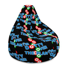 Load image into Gallery viewer, DOTTY OVER THE PLAN: Bean Bag Chair Cover (black)
