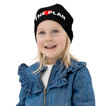 Load image into Gallery viewer, LOVE THE PLAN: Kids Beanie (black)
