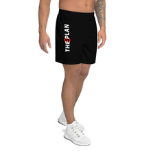 Load image into Gallery viewer, LOVE THE PLAN: Men&#39;s Athletic Long Shorts (black)
