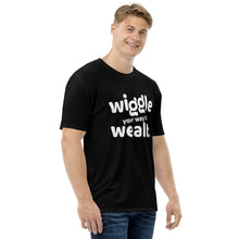 Load image into Gallery viewer, WIGGLE YOUR WAY TO WEALTH: Men&#39;s T-shirt (black)

