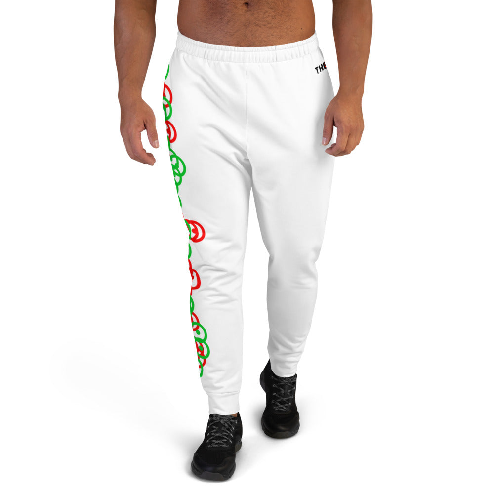 DOT WATCHER: Men's Joggers (white)