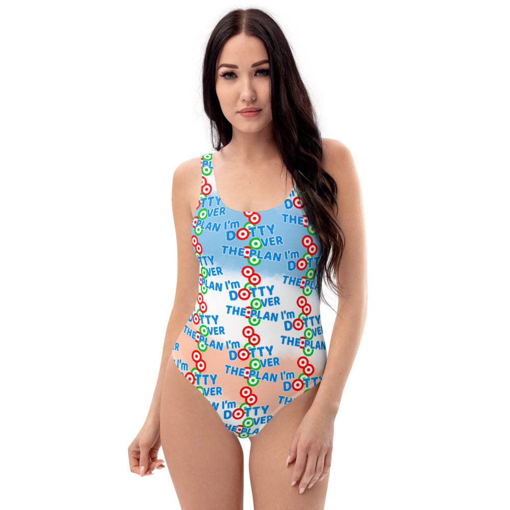 DOTTY OVER THE PLAN: One-Piece Swimsuit (3-color)