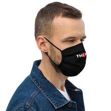 Load image into Gallery viewer, LOVE THE PLAN: Premium face mask (black)
