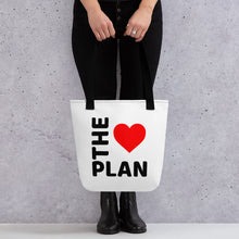 Load image into Gallery viewer, LOVE THE PLAN: Tote bag
