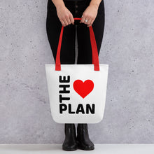 Load image into Gallery viewer, LOVE THE PLAN: Tote bag
