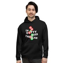 Load image into Gallery viewer, DOTTY OVER THE PLAN: Unisex Hoodie (black)
