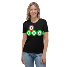 Load image into Gallery viewer, DOT WATCHER: Women&#39;s T-shirt (Black)
