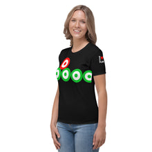Load image into Gallery viewer, DOT WATCHER: Women&#39;s T-shirt (Black)
