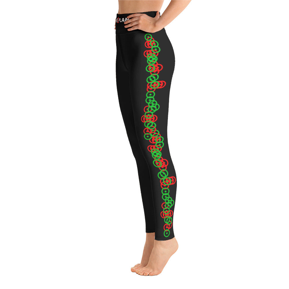 DOT WATCHER Yoga Leggings (black)