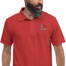 Load image into Gallery viewer, LOVE THE PLAN: Embroidered Polo Shirt
