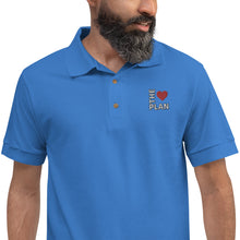 Load image into Gallery viewer, LOVE THE PLAN: Embroidered Polo Shirt
