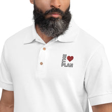 Load image into Gallery viewer, LOVE THE PLAN: Embroidered Polo Shirt
