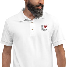 Load image into Gallery viewer, LOVE THE PLAN: Embroidered Polo Shirt
