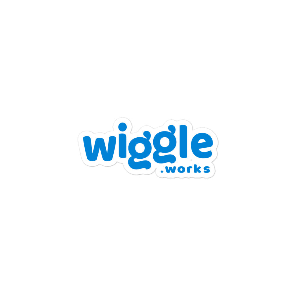 WIGGLE WORKS Bubble-free stickers
