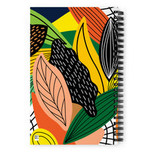 Load image into Gallery viewer, LOVE THE PLAN: Spiral notebook (abstract)
