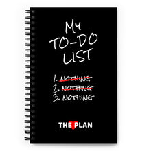 Load image into Gallery viewer, MY TO-DO LIST: Spiral notebook (black)
