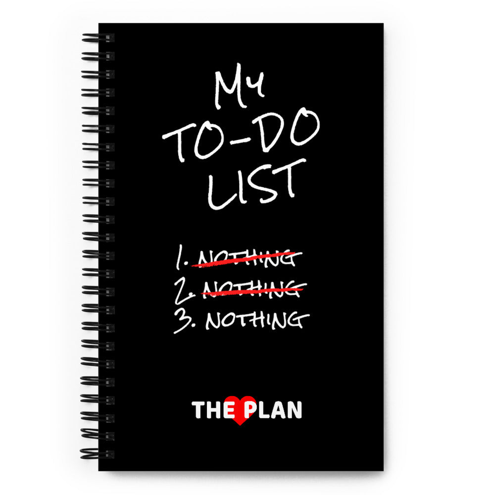 MY TO-DO LIST: Spiral notebook (black)