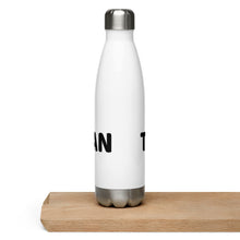 Load image into Gallery viewer, LOVE THE PLAN: Stainless Steel Water Bottle (white)
