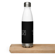 Load image into Gallery viewer, LOVE THE PLAN: Stainless Steel Water Bottle (black)
