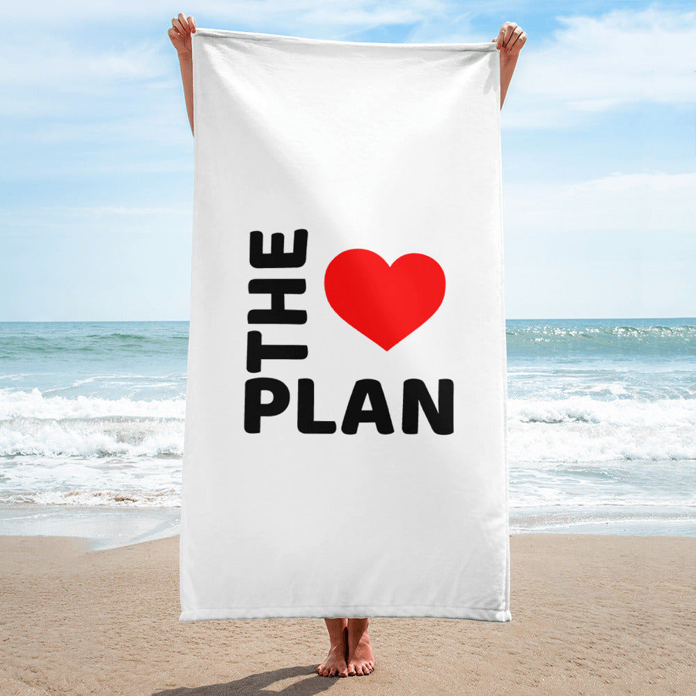 LOVE THE PLAN: Towel (30x60)