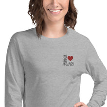 Load image into Gallery viewer, LOVE THE PLAN: Unisex Long Sleeve Tee
