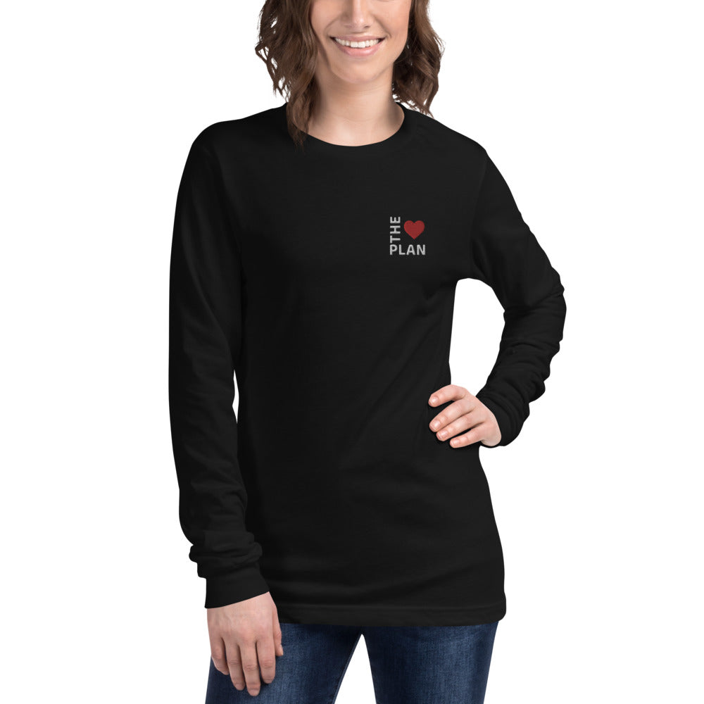 LOVE THE PLAN: Unisex Long Sleeve Tee