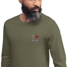 Load image into Gallery viewer, LOVE THE PLAN: Unisex Long Sleeve Tee
