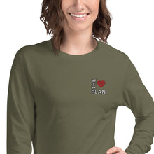 Load image into Gallery viewer, LOVE THE PLAN: Unisex Long Sleeve Tee
