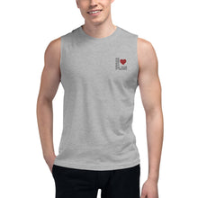 Load image into Gallery viewer, LOVE THE PLAN: Embroidered Muscle Shirt
