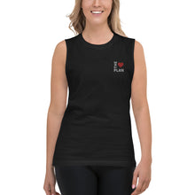 Load image into Gallery viewer, LOVE THE PLAN: Embroidered Sleeveless  Shirt
