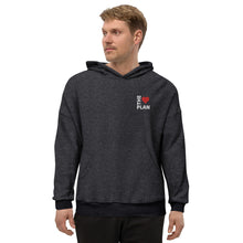 Load image into Gallery viewer, LOVE THE PLAN: Unisex Sueded Fleece Hoodie
