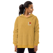 Load image into Gallery viewer, LOVE THE PLAN: Unisex Sueded Fleece Hoodie
