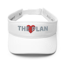 Load image into Gallery viewer, LOVE THE PLAN: Embroidered Visor
