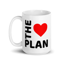 Load image into Gallery viewer, LOVE THE PLAN: Official Dot Watcher&#39;s Cup (glossy mug)
