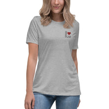 Load image into Gallery viewer, LOVE THE PLAN: Women&#39;s Relaxed T-Shirt (Embroidered)
