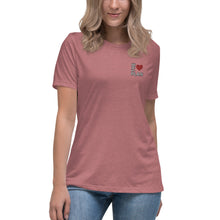 Load image into Gallery viewer, LOVE THE PLAN: Women&#39;s Relaxed T-Shirt (Embroidered)
