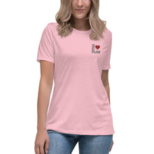 Load image into Gallery viewer, LOVE THE PLAN: Women&#39;s Relaxed T-Shirt (Embroidered)
