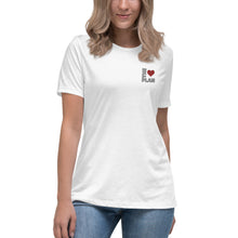 Load image into Gallery viewer, LOVE THE PLAN: Women&#39;s Relaxed T-Shirt (Embroidered)
